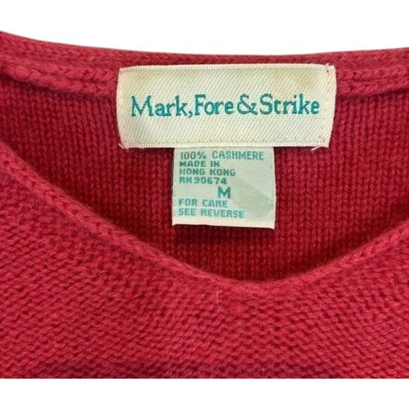 Mark, Fore & Strike long sleeve cashmere sweater size M - Picture 10 of 10